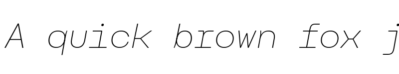 Preview of Carbona Variable Test Regular font