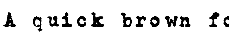 Preview of CarbonType Regular font