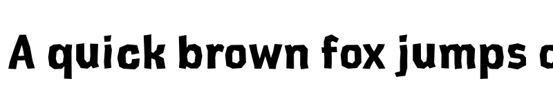 Preview of CardboardCat Bold font
