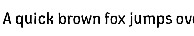 Preview of CardboardCat Regular font