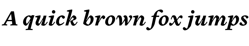 Preview of Cardea OTCE Bold Italic font