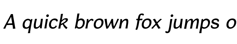 Preview of Cardigan Italic font