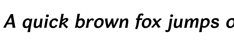 Preview of Cardigan SemiBold Italic font