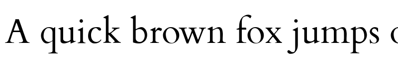 Preview of Cardo Regular font