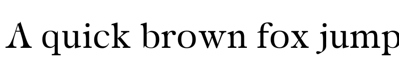 Preview of Carita Regular font