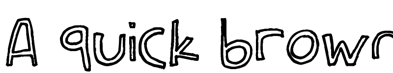 Preview of Carla_outline Regular font