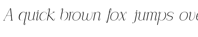 Preview of Carlgine Extra Light Italic font