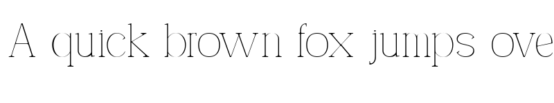 Preview of Carlgine Thin font