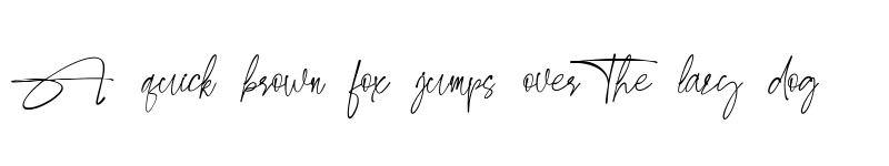 Preview of Carlista Buttery Regular font