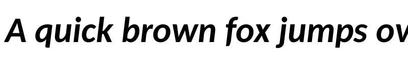 Preview of Carlito Bold Italic font