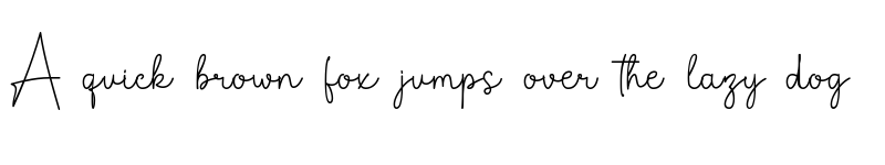 Preview of Carlytte Regular font