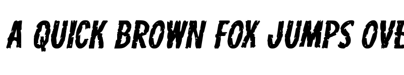 Preview of Carnival Corpse Expanded Italic Expanded Italic font