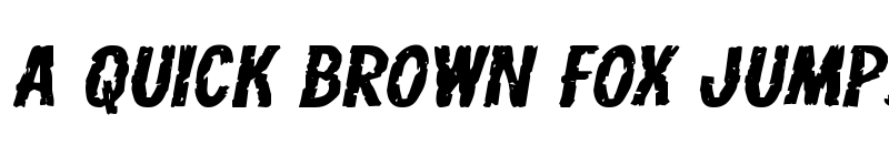 Preview of Carnival Corpse Extra-Expanded Italic Expanded Italic font