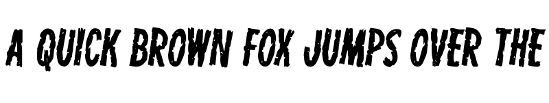 Preview of Carnival Corpse Rotated 2 Regular font