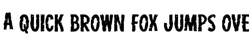 Preview of Carnival Corpse Staggered Expanded Expanded font