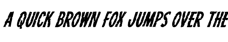 Preview of Carnival Corpse Super-Italic Italic font