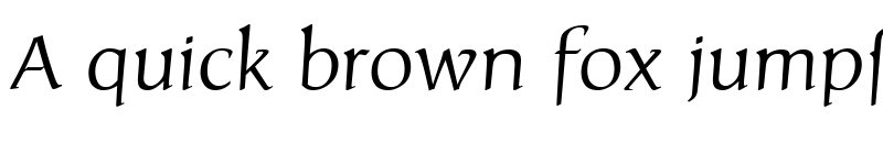 Preview of Carolina LT Dfr Regular font