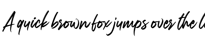 Preview of Carolissa Regular font