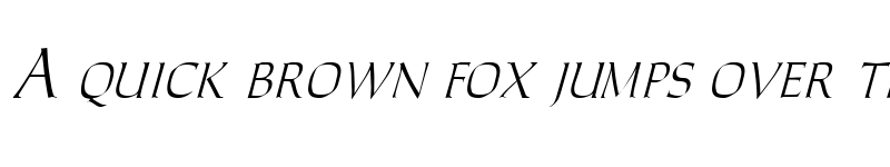 Preview of Carolus Italic font