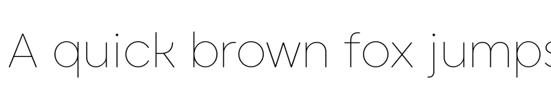 Preview of Caros Soft Thin font