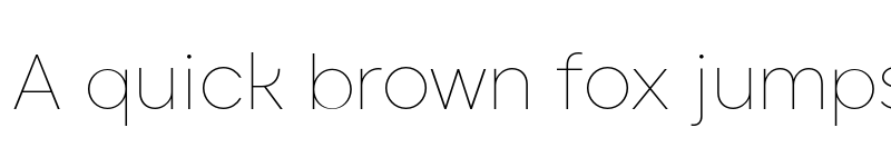 Preview of Caros Thin font