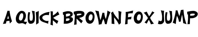 Preview of CarrickGroovy Regular font