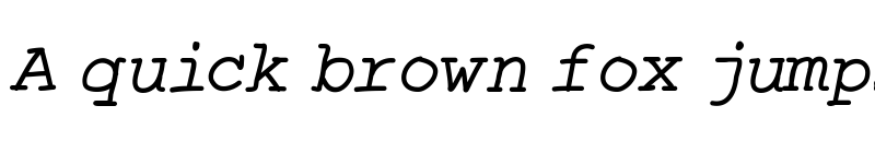 Preview of CarrierHand Medium font