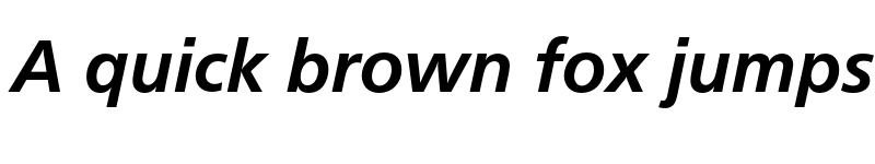 Preview of CartoGothic Std Bold Italic font