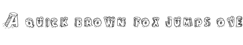 Preview of Cartoon Blocks Christmas Regular font