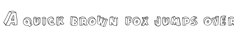 Preview of Cartoon Blocks Regular font