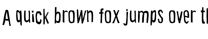 Preview of Cartoon East Regular font