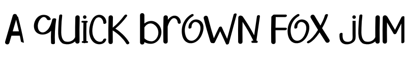 Preview of CARTOON MOREEN Regular font