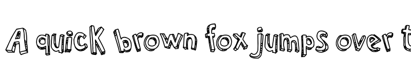 Preview of Cartoon Relief Regular font