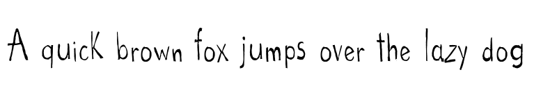 Preview of Cartoon Tunes Flat Regular font