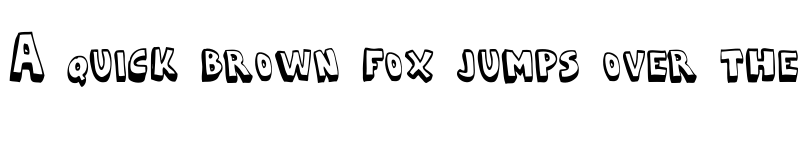 Preview of Cartoonia_3D Regular font