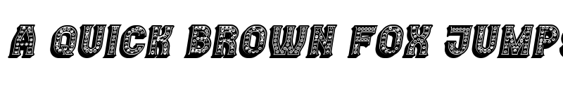 Preview of Casino 3D Filled Marquee Italic font