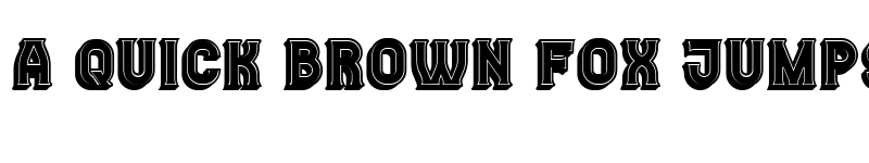 Preview of Casino 3D Filled Regular font