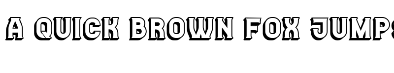 Preview of Casino 3D Regular font