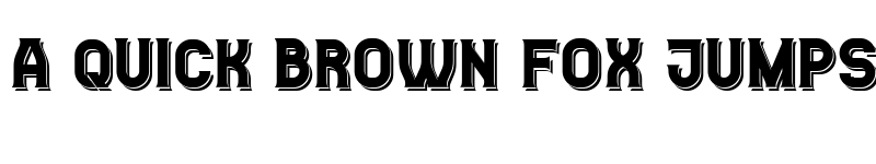 Preview of Casino Flat Shadow Regular font