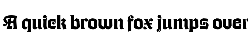 Preview of Casserole Demo Blackletter font