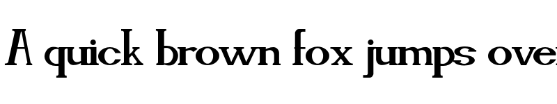 Preview of Cassiopea Regular font