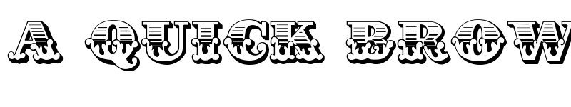 Preview of Cast Iron Regular font