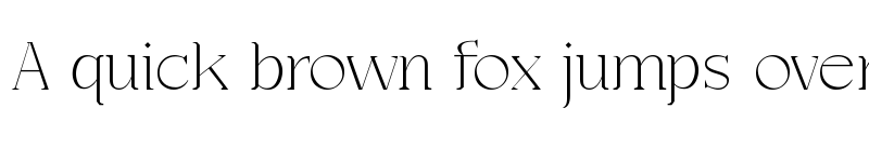 Preview of Casta Thin font