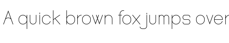 Preview of Castrade Regular font