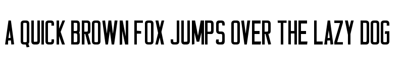 Preview of Casual Hardcore Regular font