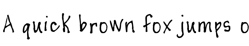 Preview of Casual Perfectionist Regular font