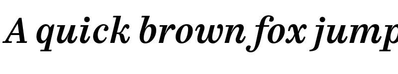 Preview of Casus Pro Demibold Italic font