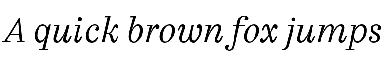 Preview of Casus Pro Light Italic font