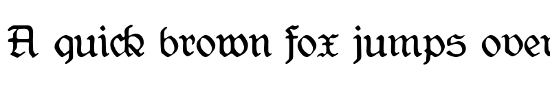 Preview of CAT Liebing Gotisch Regular font