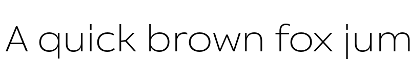 Preview of Catalpa Extralight font